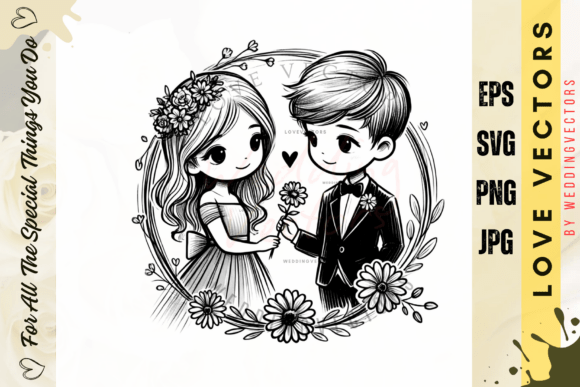 Capturing Romance: The C264 Love Vector Collection