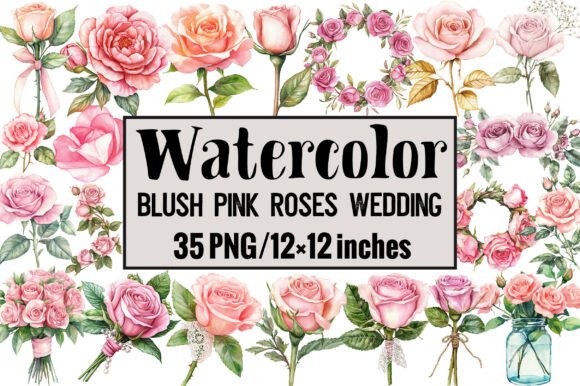 The Soft Elegance of Blush Pink Roses Wedding