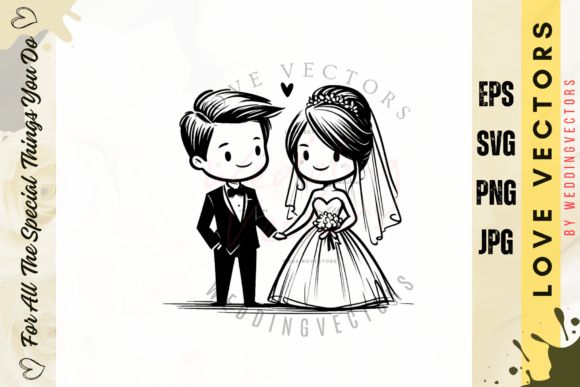 Timeless Love in Every Stroke: The C1569 Vector Collection