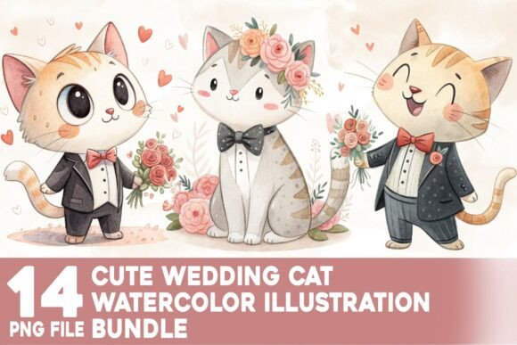 Whimsical Wedding Stationery with a Feline Twist